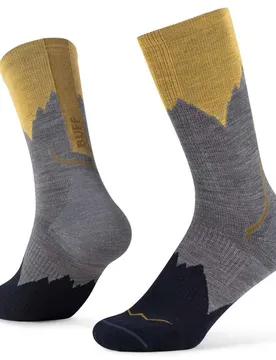 ® Calzini Crew Merino Lightweight LWC3 Grey EU 42-44