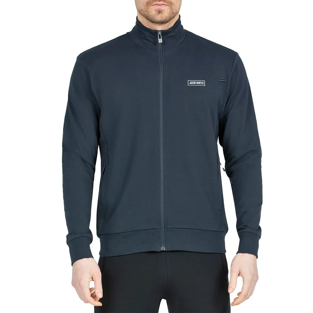 Sweat-shirt à Zip Estornin Navy Blue L - John Smith - FashionsVida
