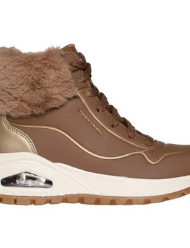 Uno Rugged - Fall Shimmer Damen Stiefel, grau, Größe 36 36 - Skechers - FashionsVida