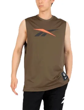 Bb Sleeveless T-shirt Army Green L Men - Reebok Classics - FashionsVida