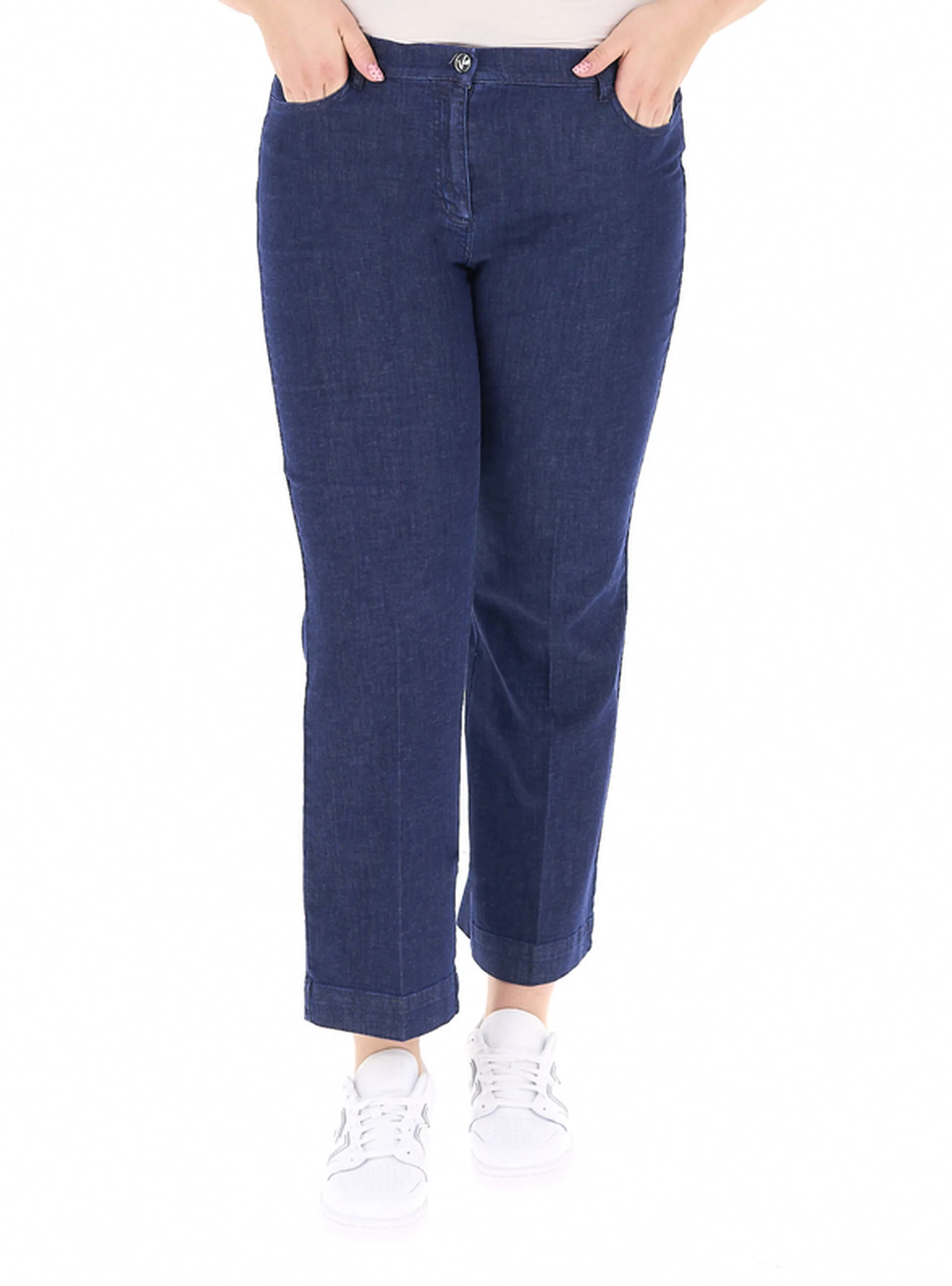 Jeans straight leg BLU SCURO 47 - LUISA VIOLA - FashionsVida