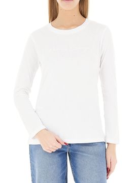 T-shirt girocollo BIANCO L