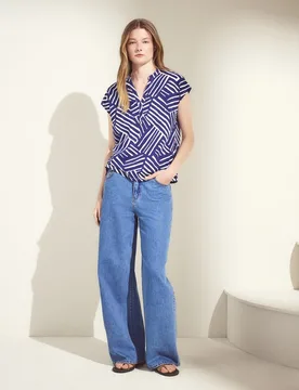 Camiseta de manga corta estampada de mujer - Woman El Corte Inglés - FashionsVida