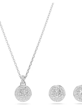 Set Meteora, Bianco, Placcato rodio OS - Swarovski - FashionsVida