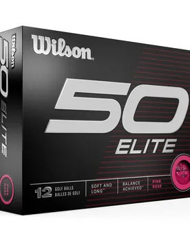 Golfbälle Fifty Elite - 12er Pack, pink - Wilson - FashionsVida