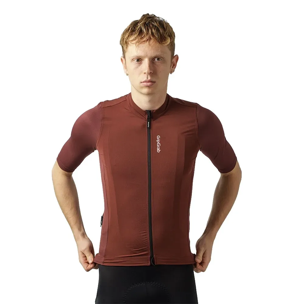 Maglia A Maniche Corte Ride Dark Red - GripGrab - FashionsVida