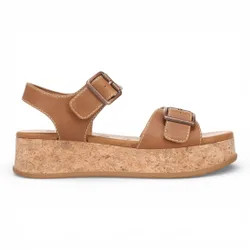 Womens Women’s Tan Faux Leather Platform Sandals - Magical - Size Eu 40
