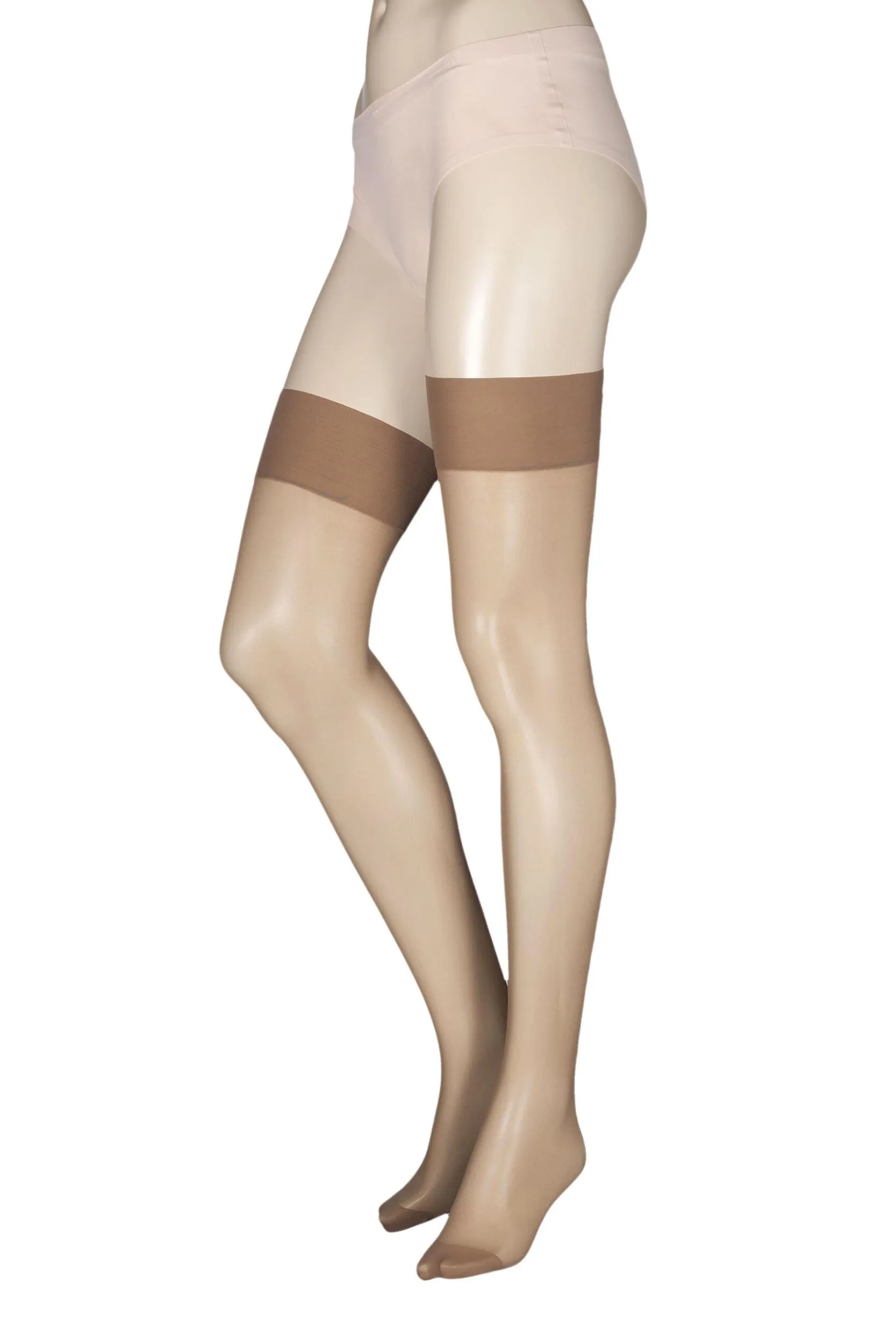 Pair Sherry 24/7 15 Denier Stocking Ladies Small - - Skin Tones - Size: Small - Charnos - FashionsVida