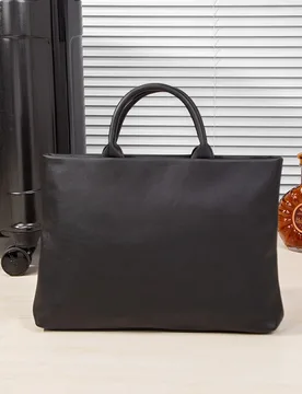 Casual Soft Leather Men's Briefcase 13 Inch Laptop Bag Large Capacity Male Business Office Computer Bags Tote Handbag File Bag - Aliexpress - FashionsVida