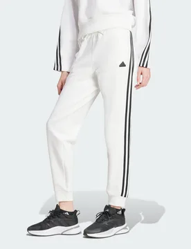 Womens Future Icons 3-Stripes Regular Pants - White Cotton - Size Small - ADIDAS Sportswear - FashionsVida