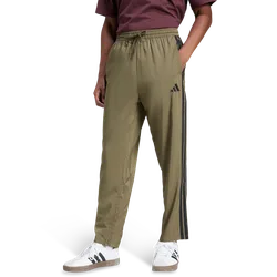 Essentials 3-stripes Joggers Open Hem Uomo - Pantaloni Verde - Taglia S - Poly Mesh S