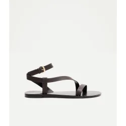 Sandalias planas de mujer con tachas