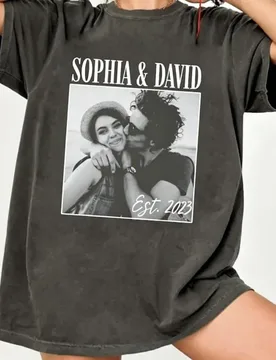 Custom Couple T Shirt Vintage Personalized Photo Design For Boyfriend Girlfriend Husband Romantic Casual Short Sleeve Gift - Aliexpress - FashionsVida