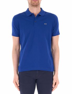 Polo maniche corte BLU 4XL
