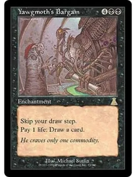 Yawgmoth's Bargain (foil) Urza's Destiny - Magic: The Gathering - FashionsVida