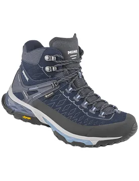 Chaussures de randonnée journée en GORE-TEX - Top Trail Lady Mid GTX Marine/Azur en Cuir - Taille 40 - Navy - Meindl - FashionsVida
