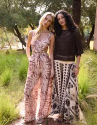 Tie Front Jumpsuit - XL / MOCHA - female