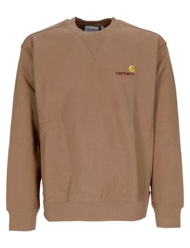 Felpa Girocollo Uomo American Script Sweat Buffalo