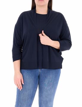 Cardigan aperto COLLECTION BLU NOTTE XXL