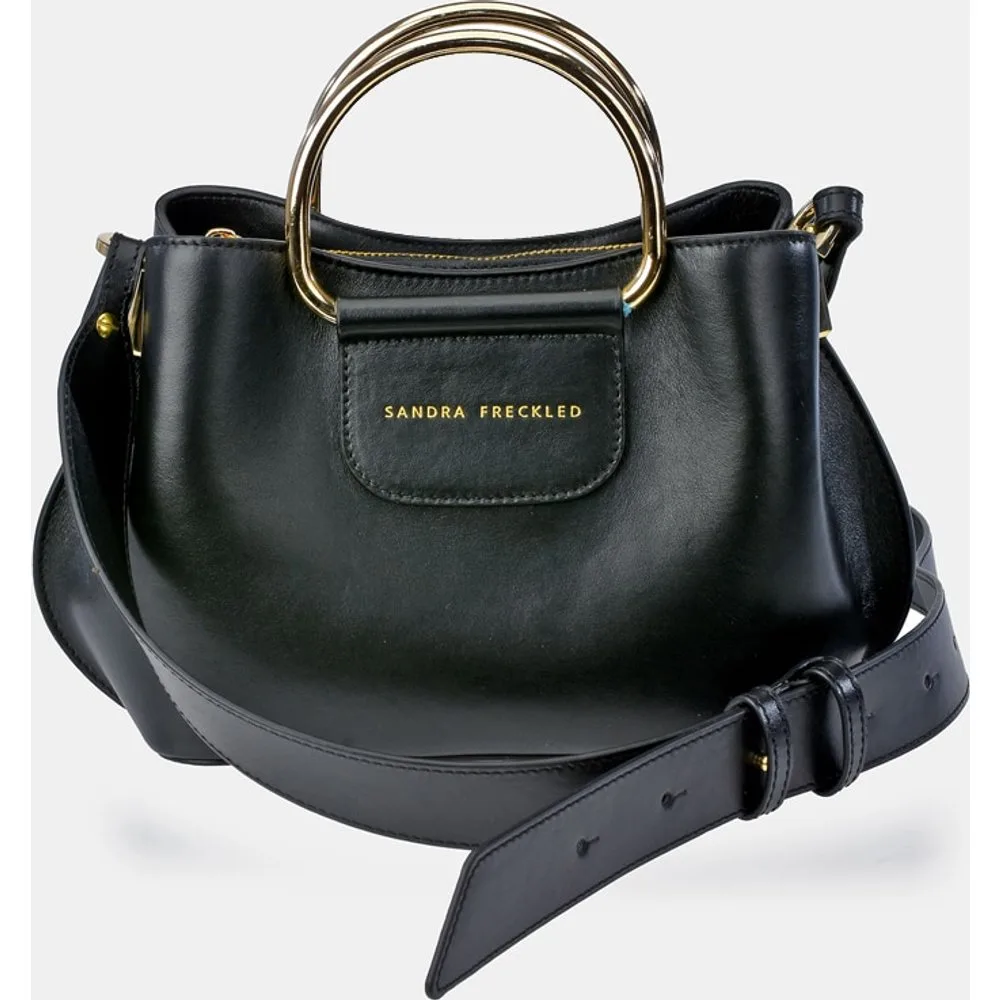 Bolso de mano con bandolera en piel - Sandra Freckled - FashionsVida
