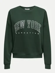 Sweatshirt mit Schriftzug Grün XL