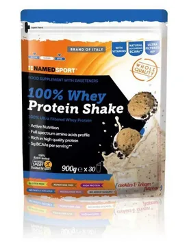 Proteine Del Siero Del Latte 100% Biscotti&crema 900g Beige - Named Sport - FashionsVida