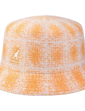 Grunge Plaid Bin Bucket Hat by - yellow - Damen - Size: S (54-55 cm) - Kangol - FashionsVida