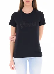 Guess T-shirt girocollo NERO XS
