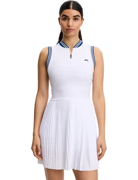 Kleid Hilla, ärmellos, weiss l - J.lindeberg - FashionsVida