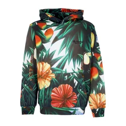 Felpa Cappuccio Uomo Flourish Pullover Forest