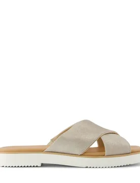 Womens Mae Crossover S In Silver - Size Uk 7 - TOMS - FashionsVida