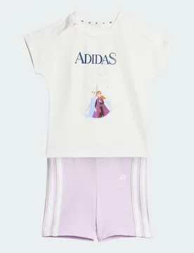SET T-SHIRT DISNEY FROZEN 9-12M White / Dark Blue - Adidas - FashionsVida
