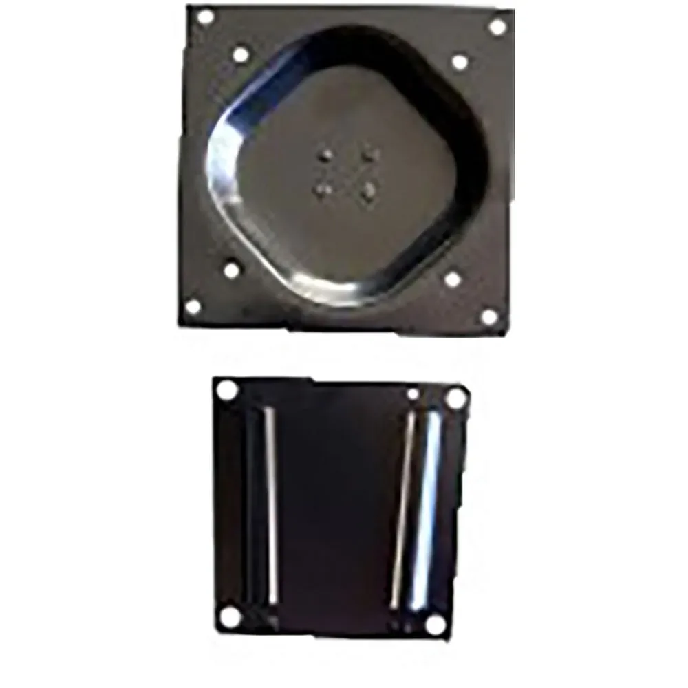 Wall Mount Bracket With 2 Piece Slide Black One Size unisex - Majestic - FashionsVida