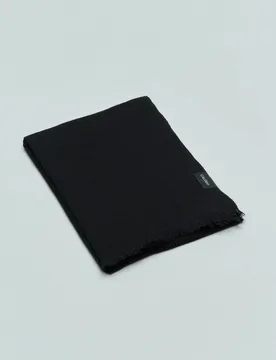 Sciarpa nera in puro cashmere - Caleido - FashionsVida