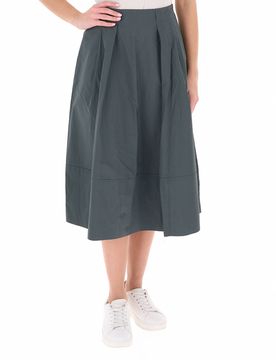 WOOLRICH Gonna a pieghe PAVONE L