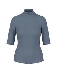 Pull à col roulé bleu marine 40