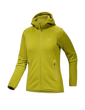 Arcteryx Chaqueta polar con capucha Kyanite para mujer oliva XS