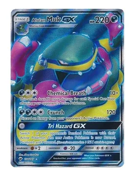 Pokemon SM Burning Shadows 138/147 Alolan Muk GX (Full Art) - Pokémon - FashionsVida