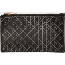 Tarjetero con estampado monogram