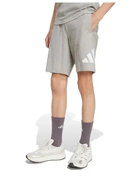 Pantaloni Corti Essentials Medium Grey Heather / White 11-12 Anni