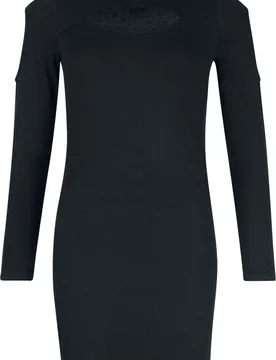 Kurzes Kleid - Dress Anabela - S bis XL - für Damen - Größe S - schwarz - Frauen - female - Outer Vision - FashionsVida