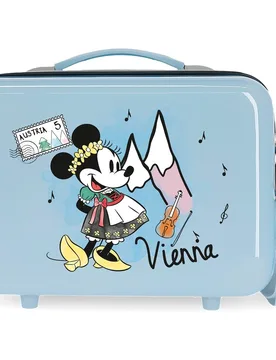 Neceser ABS Let´s Travel Minnie Vienna claro con capacidad de 9L - Disney - FashionsVida