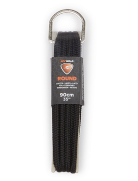 Lacet Rond 90 Cm noir u unisex