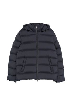 Herno Men's Quilted Hooded Jacket