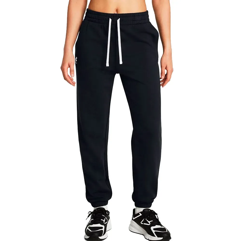 Joggers Rival Terry Black / Black / White XS - Under armour - FashionsVida