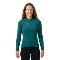 Maglia A Maniche Lunghe Pragma Color Block Green Musgo