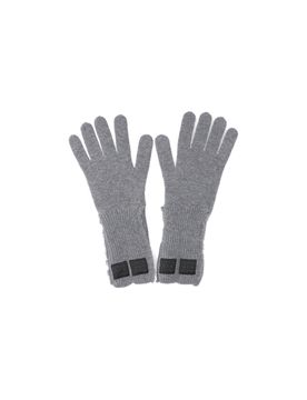 Wool-Blend Knit Gloves