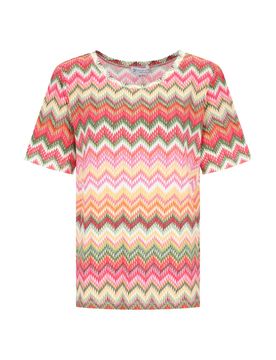 Zickzack-Druck D Shirt 1/2 RH female