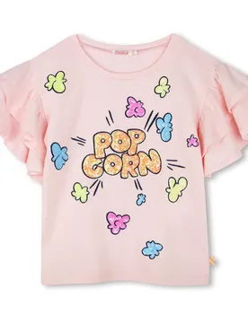 Maglietta A Maniche Corte U20928 Pastel Pink 24 Mesi