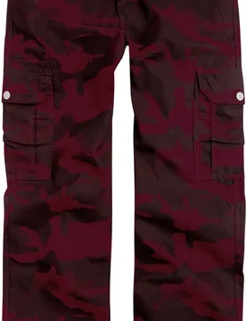 Cargohose für Männer rot "Red Camo Cargo" von - Männer - male - RED by EMP - FashionsVida